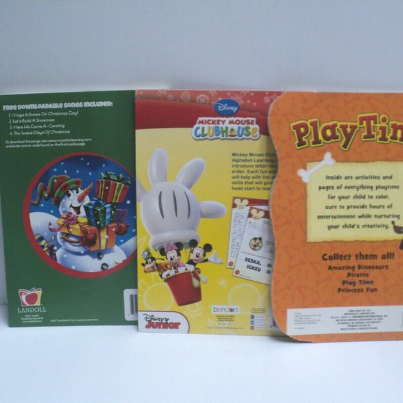 NEW Lot of 3 Children's Coloring & Activity Books, Christmas, Disney & Play Time - Picture 2 of 5